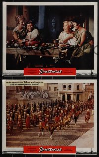 4y0641 SPARTACUS 4 Roadshow LCs 1961 Kubrick classic, Kirk Douglas, Laurence Olivier, Jean Simmons!