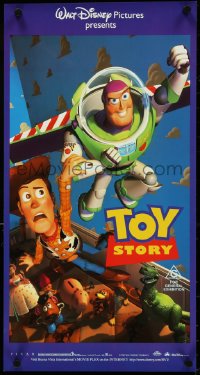 4z0264 TOY STORY Aust daybill 1996 Disney & Pixar cartoon, great image of Buzz, Woody & cast!