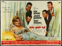 4z0118 BOYS' NIGHT OUT British quad 1962 Garner, Randall, sexy Kim Novak, different & ultra rare!