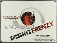 4z0132 FRENZY British quad 1972 written by Anthony Shaffer, Alfred Hitchcock's shocking masterpiece!