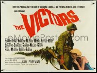 4z0186 VICTORS British quad 1964 Vince Edwards, Albert Finney, George Hamilton, Melina Mercouri!