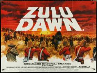 4z0187 ZULU DAWN British quad 1979 Burt Lancaster, Peter O'Toole, Africa, Tom William Chantrell!