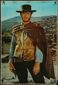 4z0440 CLINT EASTWOOD 25x37 Japanese commercial 1970s as The Man With No Name from Leone's GBU!