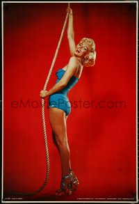 4z0444 MARILYN MONROE 25x36 Japanese commercial poster 1970s very sexy full-length pulling rope!