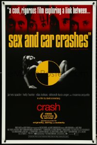 4z0918 CRASH DS 1sh 1996 David Cronenberg, James Spader, sexy Deborah Kara Unger!