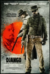 4z0928 DJANGO UNCHAINED int'l advance DS 1sh 2012 Jamie Foxx, Christoph Waltz, Leonardo DiCaprio!