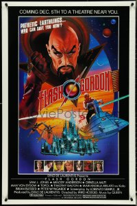 4z0951 FLASH GORDON advance 1sh 1980 different Noble art of Jones, Melody Anderson & Max Von Sydow!