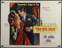 4z0554 BIG HEAT 1/2sh 1953 Glenn Ford is going to make sexy Gloria Grahame pay, Fritz Lang!