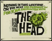 4z0588 HEAD 1/2sh 1962 classic schlocky horror, body gone but head lives on, ultra rare!