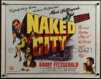 4z0614 NAKED CITY 1/2sh 1947 Jules Dassin & Mark Hellinger's New York film classic, great noir art!