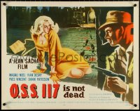 4z0623 OSS 117 IS NOT DEAD 1/2sh 1959 O.S.S. 117 n'est pas mort, great art of sexy woman, very rare!