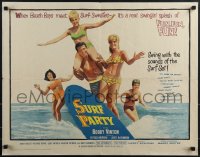 4z0646 SURF PARTY 1/2sh 1964 Beach Boys meet Surf Sweeties, real swingin' splash of fun, ultra rare!