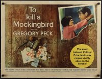 4z0654 TO KILL A MOCKINGBIRD 1/2sh 1963 Gregory Peck classic, from Harper Lee's famous novel!