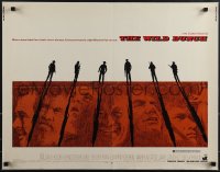 4z0662 WILD BUNCH 1/2sh 1969 Sam Peckinpah cowboy classic, William Holden & Borgnine, rare!