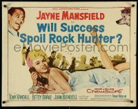 4z0663 WILL SUCCESS SPOIL ROCK HUNTER 1/2sh 1957 art of sexy Jayne Mansfield wearing only a sheet!