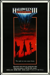 4z0969 HALLOWEEN III 1sh 1982 Season of the Witch, horror sequel, the night no one comes home!