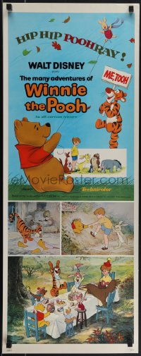 4z0223 MANY ADVENTURES OF WINNIE THE POOH insert 1977 and Tigger too, plus three great shorts!