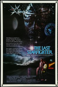 4z1005 LAST STARFIGHTER 1sh 1984 Catherine Mary Stewart & Lance Guest as video game pilot!