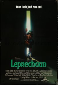 4z1008 LEPRECHAUN 1sh 1993 Warwick Davis, super young Jennifer Aniston, your luck just ran out!