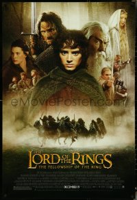 4z1015 LORD OF THE RINGS: THE FELLOWSHIP OF THE RING advance 1sh 2001 Tolkien, top cast!