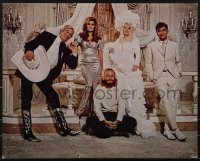 4z0257 MYRA BRECKINRIDGE color 16x20 still 1970 Sarne w/ John Huston, Mae West & Raquel Welch, Reed!