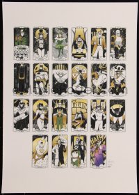 4z0796 BATMAN signed #39/100 17x24 French art print 2022 by Simon Delart, Tarot De Gotham!