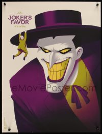 4z0798 BATMAN: THE ANIMATED SERIES #80/175 18x24 art print 2014 Mondo, Joker's Favor, PCC, regular!