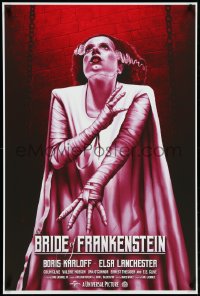 4z0686 BRIDE OF FRANKENSTEIN #72/150 24x36 art print 2019 Mondo, art by Sara Deck, variant edition!