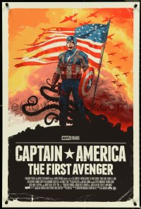 4z0687 CAPTAIN AMERICA: THE FIRST AVENGER #317/410 24x36 art print 2019 'Gabz' Domaradzki, timed ed