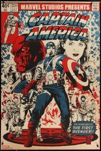 4z0688 CAPTAIN AMERICA: THE FIRST AVENGER #159/170 24x36 art print 2022 comic art by Brooks, var.!