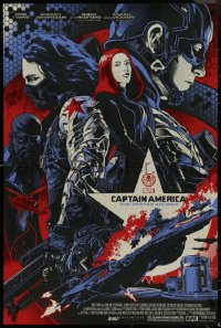 4z0786 CAPTAIN AMERICA: THE WINTER SOLDIER 24x36 art print 2016 Alexander Iaccarino, regular ed.!