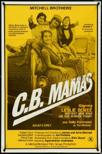 4z0453 C.B. MAMAS 23x35 special poster 1976 Mitchell Brothers directed, power-packed eroticism!