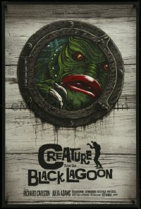 4z0693 CREATURE FROM THE BLACK LAGOON #152/225 24x36 art print 2018 Mondo, Pullin art, regular ed.!