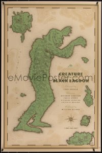 4z0695 CREATURE FROM THE BLACK LAGOON #112/475 24x36 art print 2012 Mondo, Durieux, first ed.!