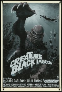 4z0694 CREATURE FROM THE BLACK LAGOON #58/200 24x36 art print 2015 Mondo, Stan & Vince, variant ed.!