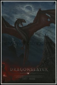 4z0704 DRAGONSLAYER #118/325 24x36 art print 2012 Mondo, art by JC Richard, first edition!