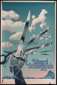 4z0709 EDWARD SCISSORHANDS #49/150 24x36 art print 2016 Laurent Durieux, poodle variant edition!