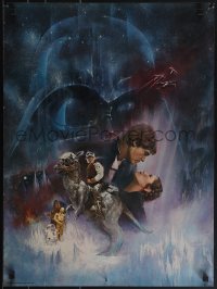 4z0311 EMPIRE STRIKES BACK 20x27 special poster 1980 Gone With The Wind style art by Roger Kastel!