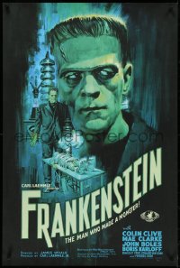 4z0715 FRANKENSTEIN #14/195 24x36 art print 2020 art by Paul Mann, regular edition!