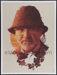 4z0807 INDIANA JONES & THE LAST CRUSADE #126/250 18x24 art print 2019 Professor Connery,  'Gabz' art