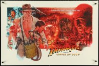 4z0728 INDIANA JONES & THE TEMPLE OF DOOM #194/375 24x36 art print 2022 Hugh Fleming cast art!