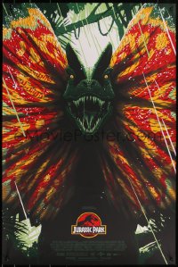 4z0788 JURASSIC PARK artist's proof 24x36 art print 2022 Florey, No Wonder You're Extinct, reg.!