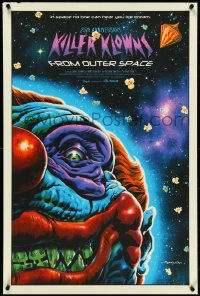 4z0737 KILLER KLOWNS FROM OUTER SPACE signed #153/165 24x36 art print 2013 Edmiston artist's proof!