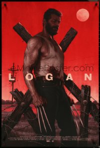 4z0742 LOGAN #669/785 24x36 art print 2021 Mondo, art by Kurtz AND Stehrenberger, regular edition!