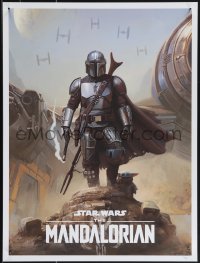 4z0815 MANDALORIAN #177/300 18x24 art print 2020 art by Pablo Olivera, New Chapter, regular edition!