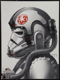 4z0826 MIKE MITCHELL signed #465/1165 12x16 art print 2016 by the artist, Mondo, AT-AT Pilot!