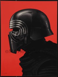 4z0829 MIKE MITCHELL signed #616/1665 12x16 art print 2016 by the artist, Mondo, Kylo Ren, 1st ed!