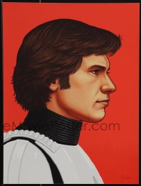 4z0830 MIKE MITCHELL signed #553/1230 12x16 art print 2016 by the artist, Mondo, Han Solo!