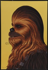 4z0835 MIKE MITCHELL signed #369/1295 13x19 art print 2016 by the artist, Mondo, Chewbacca!