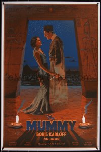 4z0752 MUMMY #124/400 24x36 art print 2012 Mondo, art by Laurent Durieux, first edition!